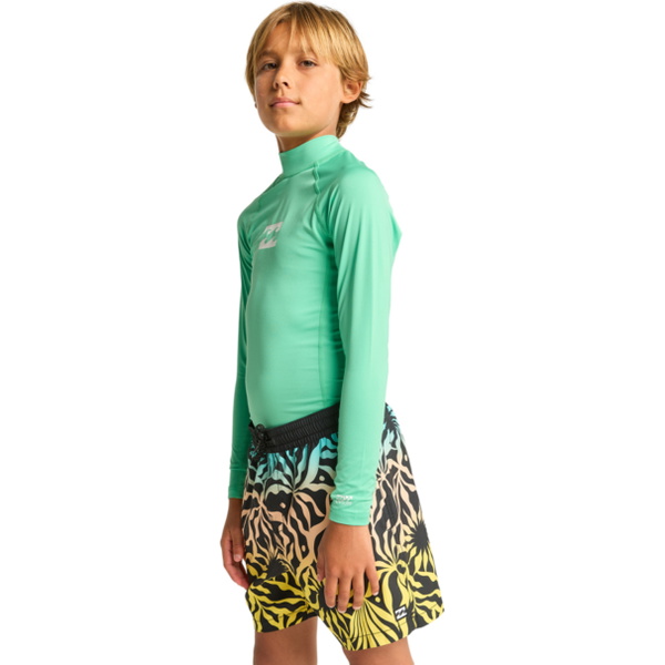 2026 Billabong Bambino Canotta In Lycra A Maniche Lunghe 